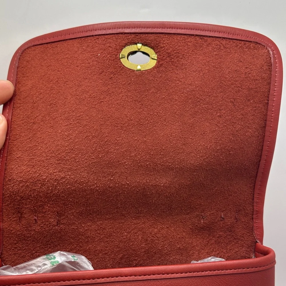 Coach Casino Leather Crossbody Bag, Red 9924 - Picture 8 of 12